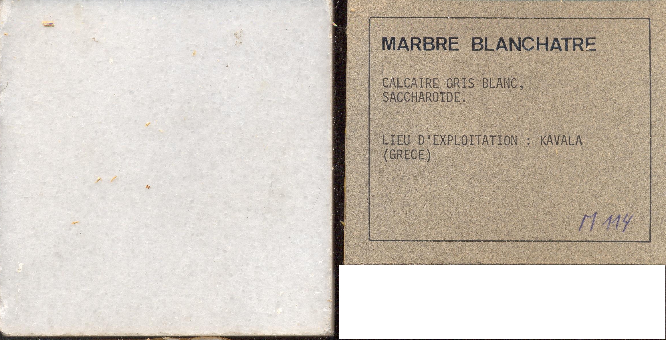 Marbre Blanchatre M114