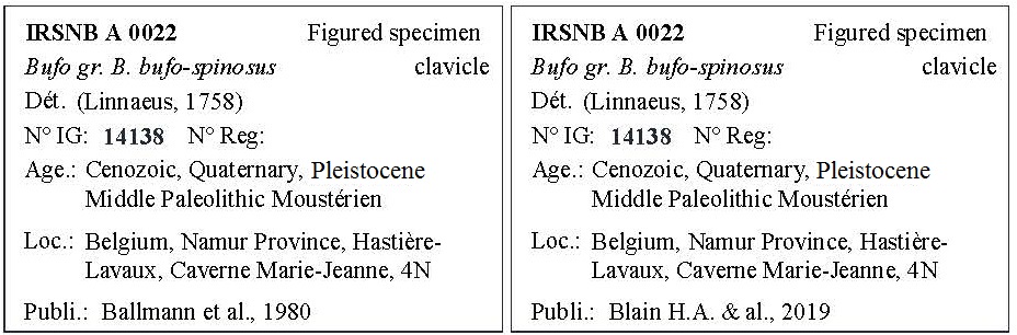 IRSNB A 0022 Labels
